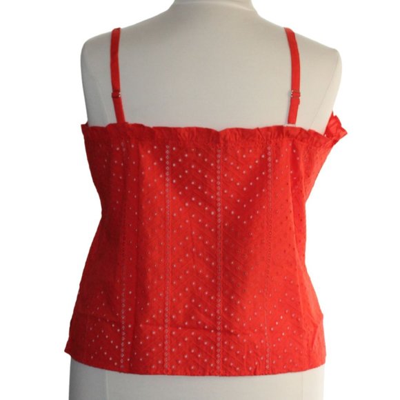 B. Yellowtail Poppy Eyelet Cami - Picture 2 of 2
